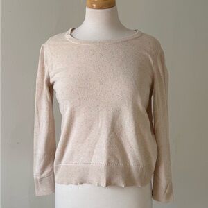 Rag & Bone Confetti Knit Sweater | Cream Speckled Pullover